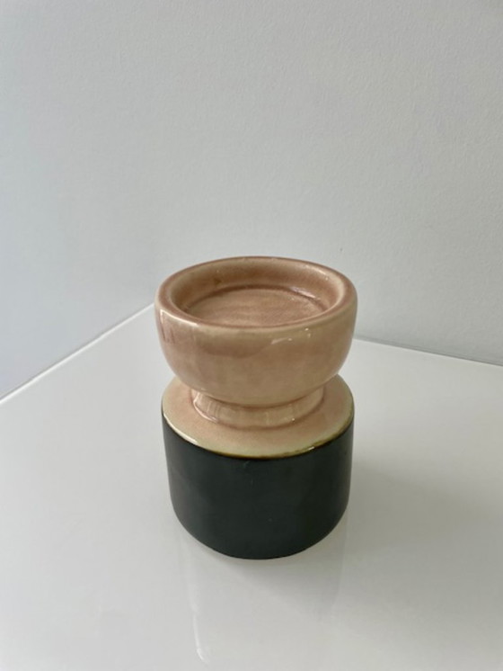 Image 1 of Candelabro de cerámica moderno: diseño brillante y mate