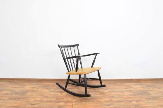 Image 1 of Fauteuil à bascule suédois Mid Century, années 1960.