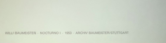 Image 1 of Willi Baumeister: "Nocturno I, 1953”.