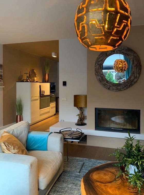 Image 1 of 🛋️ Conjunto de 3 sofás de piel de ante – muy cómodos, con cojines de respaldo de plumas – 1.400 € (en conjunto)