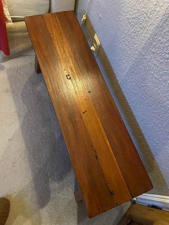 Image 1 of 2 robuste panchine di legno