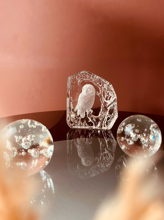 Image 1 of Goebel uil in glas