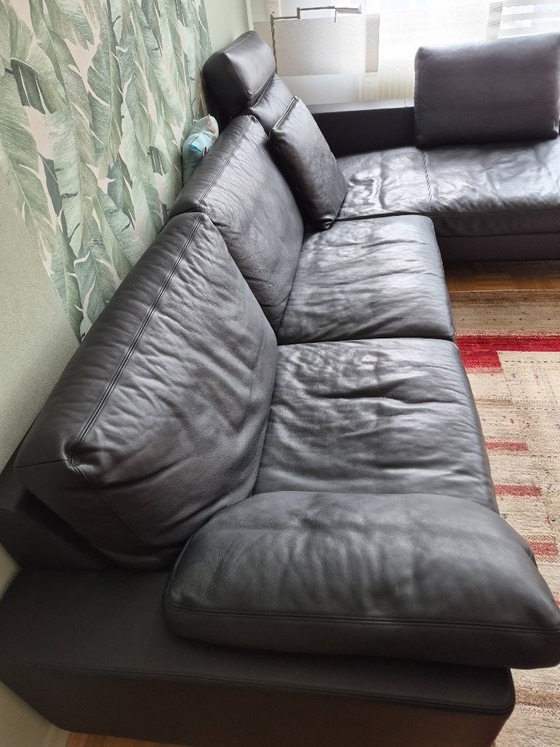 ERPO CL500 Divano angolare con pouf – Divani angolari, Pelle, Metallo (photo 2 of 5)
