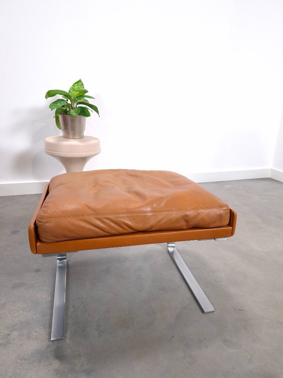 Poltrona Vintage COR Swing con pouf, Reinhold Adolf, Pelle Cognac – Poltrone (photo 21 of 22)