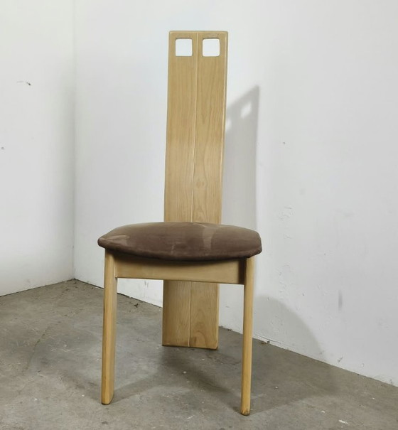 Ensemble de chaises de salle à manger design postmoderne – Wood (photo 4 of 7)
