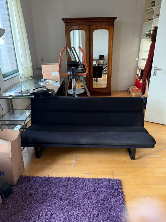 Image 1 of Artifort Kho Liang 3-Sitzer- und 2-Sitzer-Sofa, schwarz