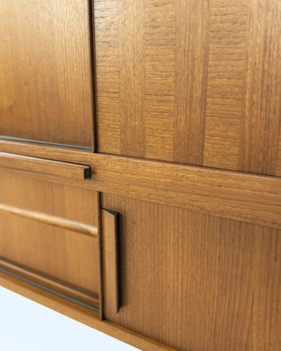 Image 1 of Deense vintage teakhouten dressoir uit de jaren 60 — Professioneel gerestaureerd