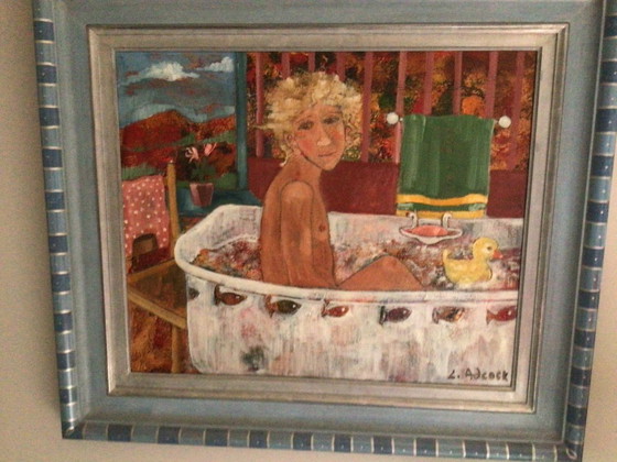 Pittrice Lilian Adcock – Dipinti e disegni, Legno (photo 7 of 10)