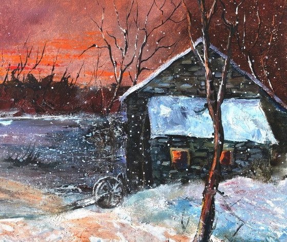 Serata tranquilla in inverno – Dipinti e disegni, Tela (photo 3 of 5)