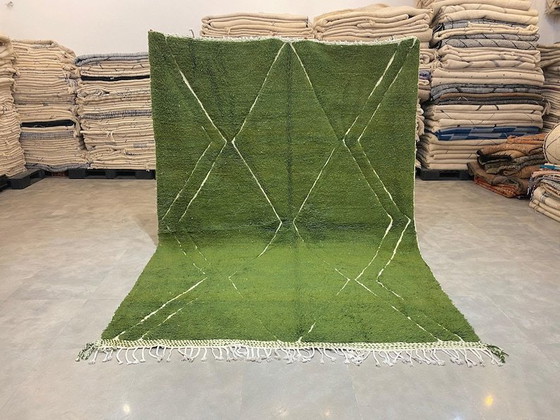 Green Rug Moroccan 200/300 – Tapis, Wool (photo 8 of 8)