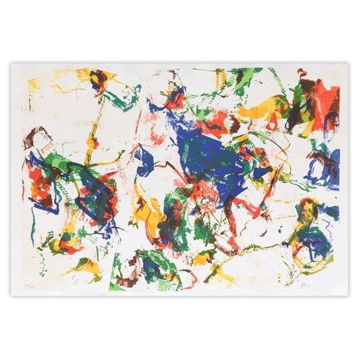 Kim En Joong Monde Imaginaire V Litografía firmada 1989