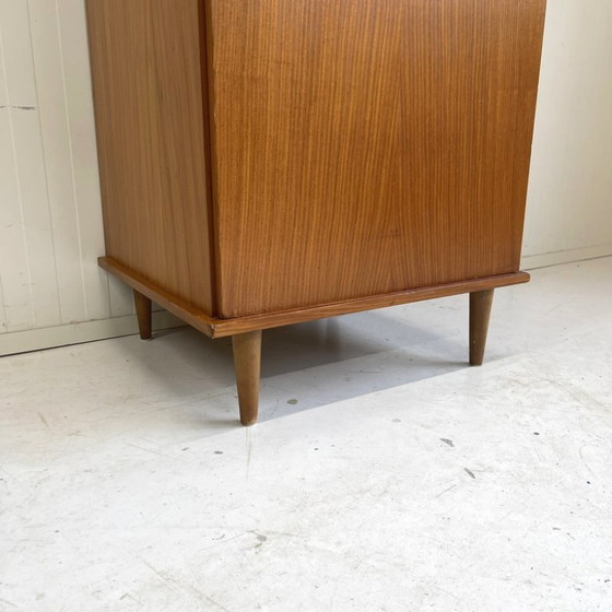 Image 1 of Vintage 1960s 1-door wardrobe kids' room hanging/shelving