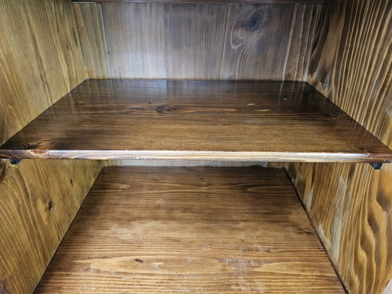 Image 1 of Art Decò Display Cabinet in Walnut Burl