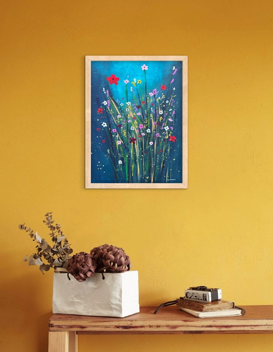 Acrylique Originale Encadrée 40x30 – Peintures et dessins, Paper (photo 8 of 9)
