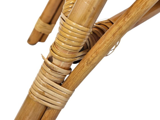 Image 1 of Vintage webbing gevlochten stoel