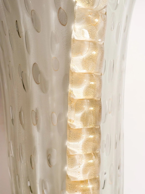 Murano Bullicante Glass Vase by Barovier & Toso, 1960s – Murano Glass (photo 15 of 16)