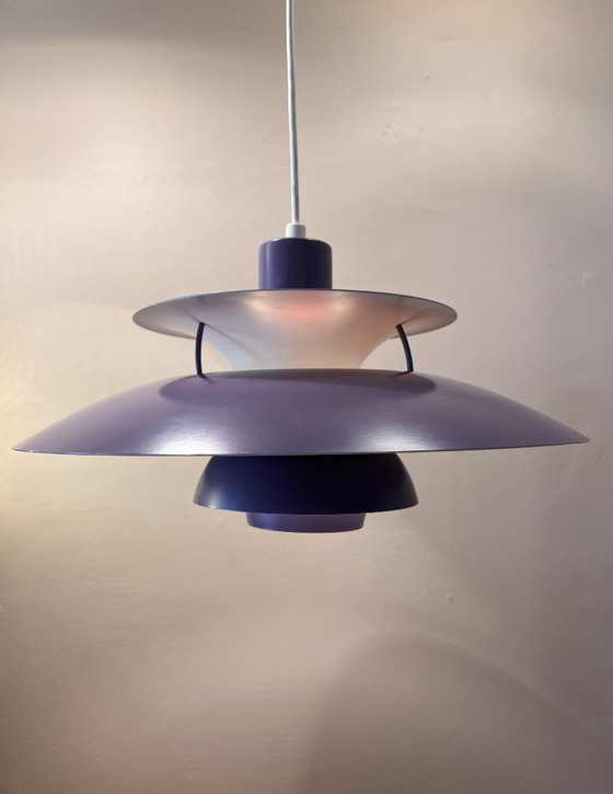 Image 1 of Lilac PH5 pendant light by Poul Henningsen for Louis Poulsen, 1990