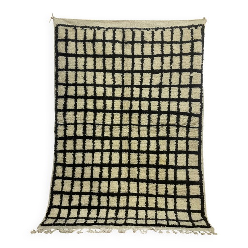 Handgefertigter marokkanischer Teppich aus reiner Wolle 2,5x1,5 m