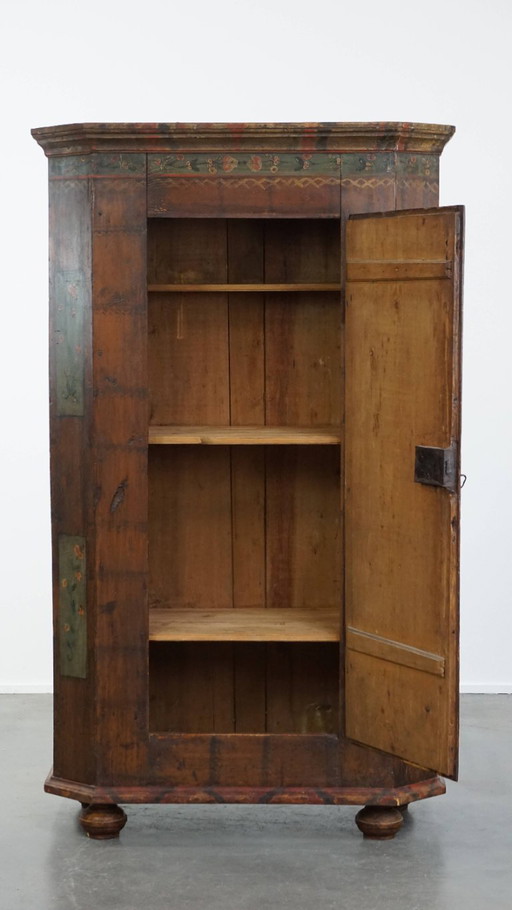 Antique buffet/bridal cabinet with 1 door from the 19th century