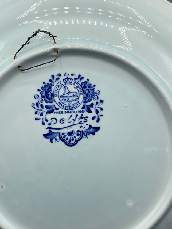 Assiette décorative Sphinx royal Maastricht – Delft – Paysage néerlandais avec voiliers – Vaisselle, Ceramic (photo 3 of 4)