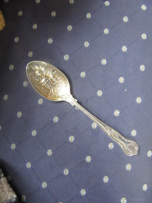 Berry Spoon EPNS A1 Sheffield England Silverplate Art Nouveau Style