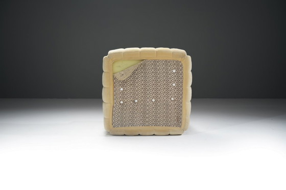 Image 1 of Kashima lounge chair in original leather by Michel Ducaroy - Ligne Roset 1980