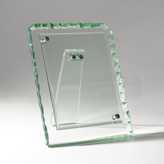 Gehamerd glazen tafel fotolijst, jaren 60 – Lijsten, Metal, Glass (photo 7 of 14)