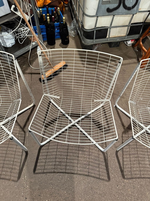 3x Ikea Jarpen Drahtstuhl Niels Gammelgaard