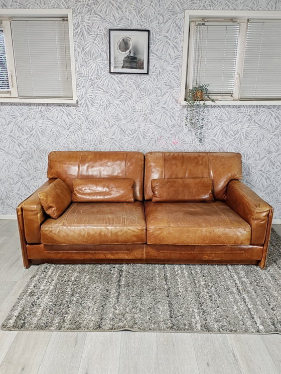 Image 1 of Ensemble canapé et fauteuil en cuir Arcon de Marco Milisich pour Baxter