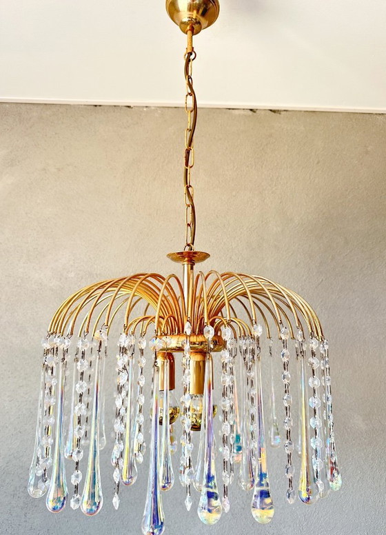 Image 1 of Vintage teardrop chandelier