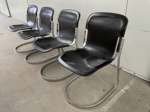 Chaises Cidue C2 vintage Willy Rizzo