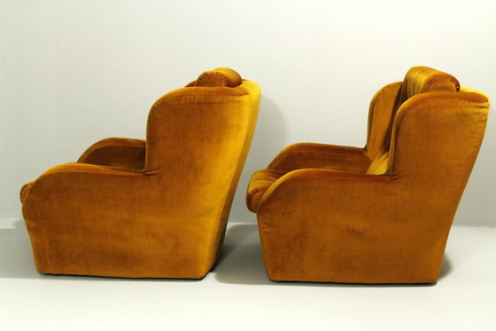 Image 1 of A Pair of Vintage Comfortable Armchairs, Jitona, 1980s