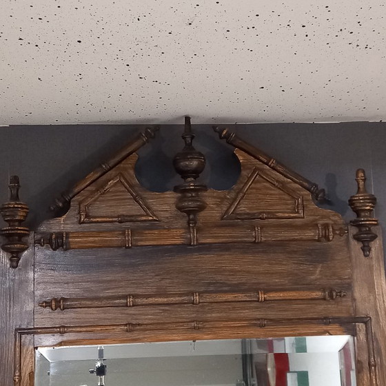 Image 1 of Antiek Frans Faux Bamboo dressoir