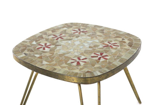 Ilse möbel vintage table à plantes table d'appoint mosaïque