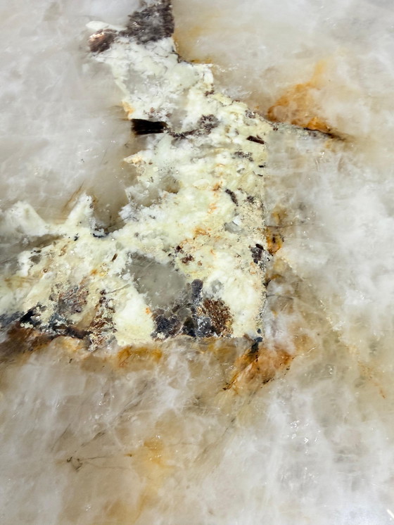 Image 1 of Luxury Patagonia Quartzite dining table – Danish oval (260 × 95 × 76 cm)