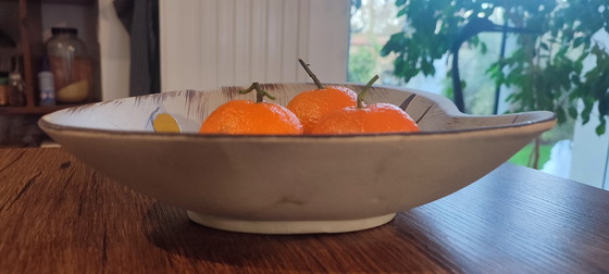 Image 1 of Westdeutscher Keramikteller im Stil der Mid-Century Modern (MCM), Freiform, 1950er/60er Jahre