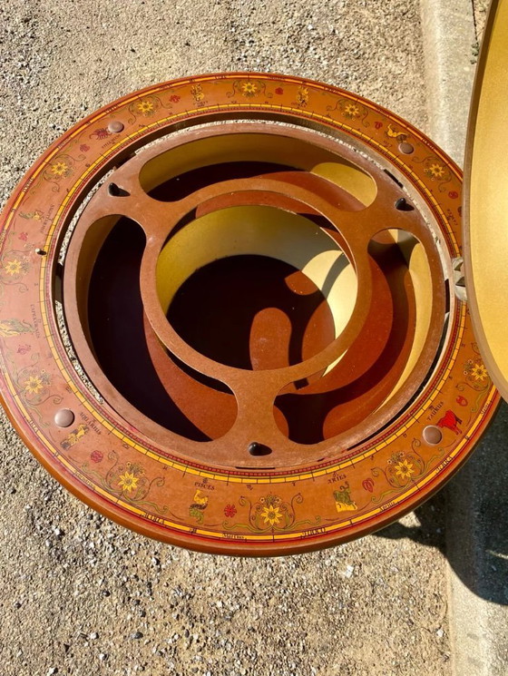 Image 1 of Bar a forma di globo su ruote degli anni '60