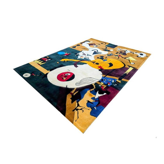 Teppich im Stil von Joan Miró: Handgeknüpfter Wollteppich – Teppiche & Läufer, Wool (photo 5 of 8)