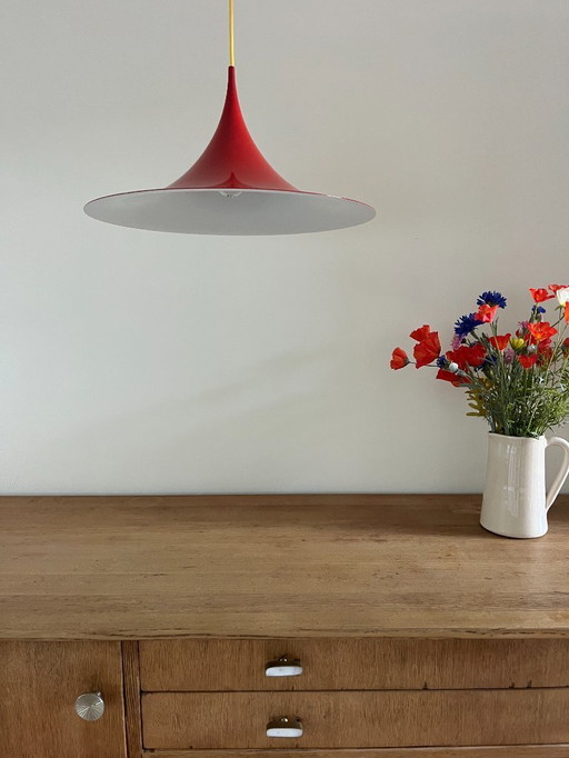 Vintage Semi pendant lamp (47cm) - Fog & Morup - Torsten Thorup Claus Bonderup - Danish design lamp