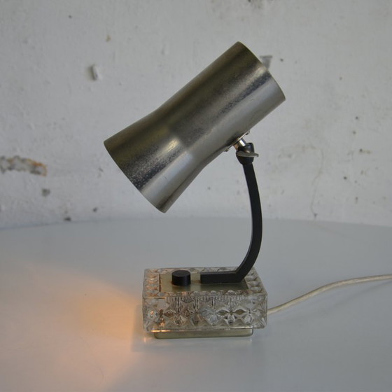 Image 1 of 2x post modern bedside lights