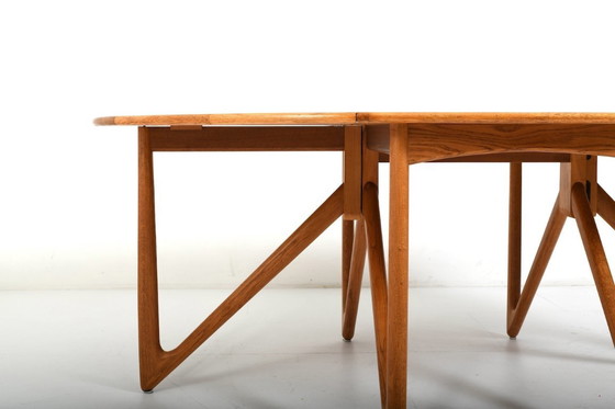 Image 1 of Drop Leaf Dining Table by Niels Koefoed Dinamarca Años 60