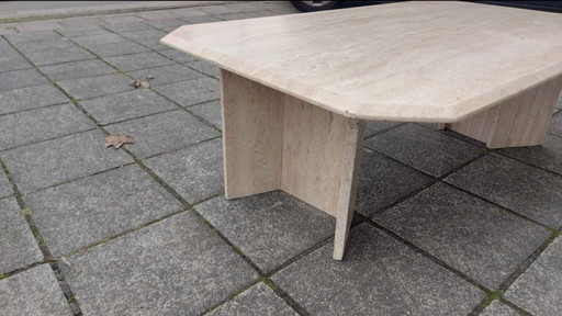 Travertine Coffee Table - 1970s