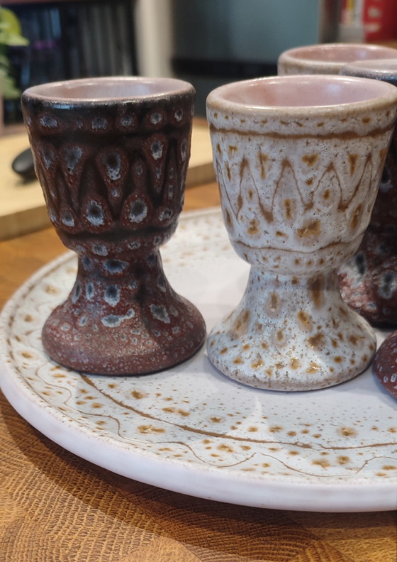 Service à œufs vintage céramique de Jean Austruy – Accessoires de table, Ceramic (photo 9 of 15)
