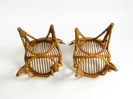 Image 1 of Dos preciosas sillas de bambú originales de Italia de los años 60