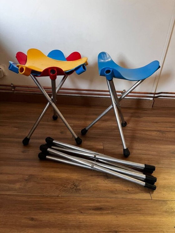 Image 1 of Ensemble de 4 tabourets LALLEMAND