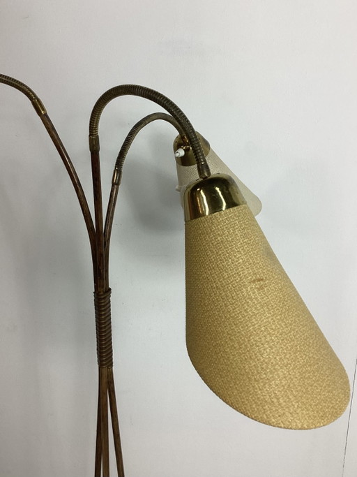 Lampada da terra vintage anni '50 – vloerlampen, Metal, Wood (photo 2 of 12)