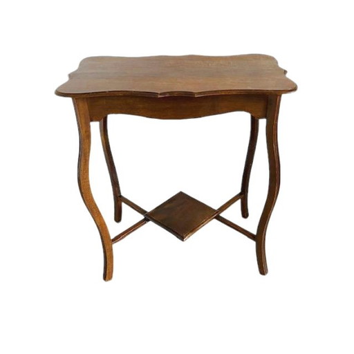 Antieke Hollandse Bijzettafel Sidetable mahonie