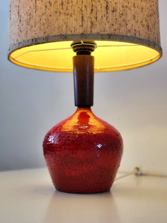 Image 1 of Vintage fat lava table lamp, Germany 1960