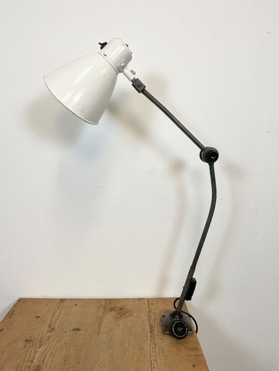 Image 1 of Large Industrial Workshop Table Lamp, 1960s