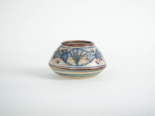 Ceramic vase, Danish design, 1960s, manufactured by Søholm